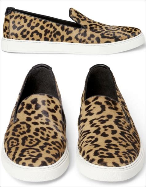 ysl mens leopard sneakers|saint laurent low top sneakers.